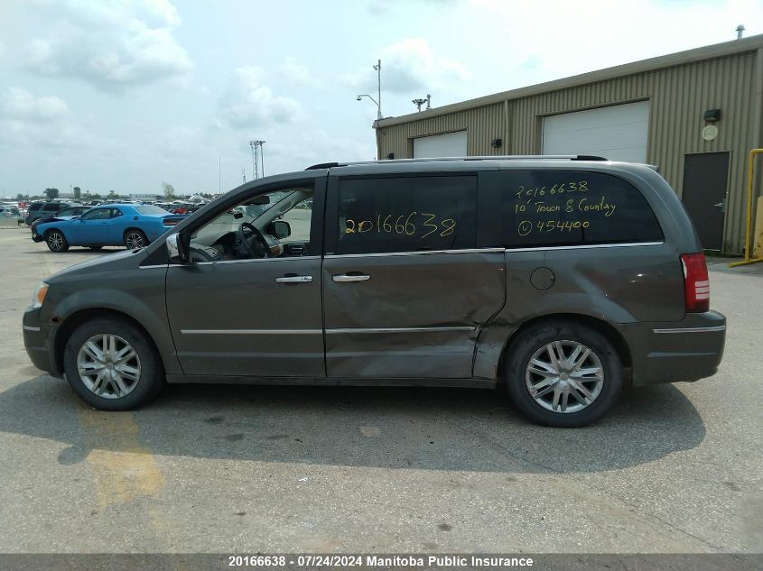 2010 Chrysler Town & Country Limited VIN: 2A4RR6DX3AR454400 Lot: 20166638