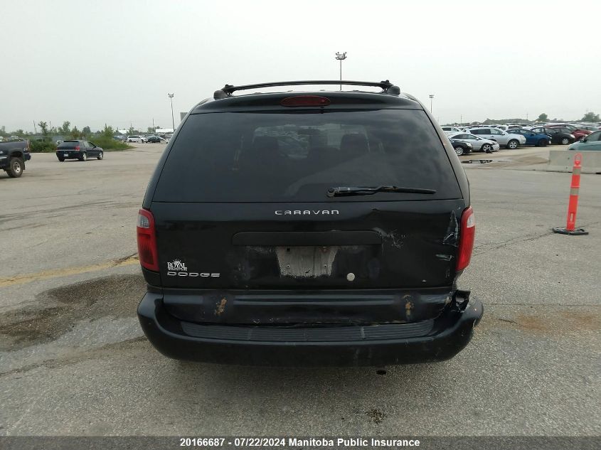 2005 Dodge Caravan Se VIN: 1D4GP25R45B123022 Lot: 20166687