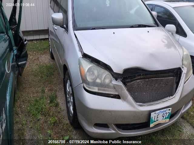 2007 Honda Odyssey Ex VIN: 5FNRL38467B506323 Lot: 20166708