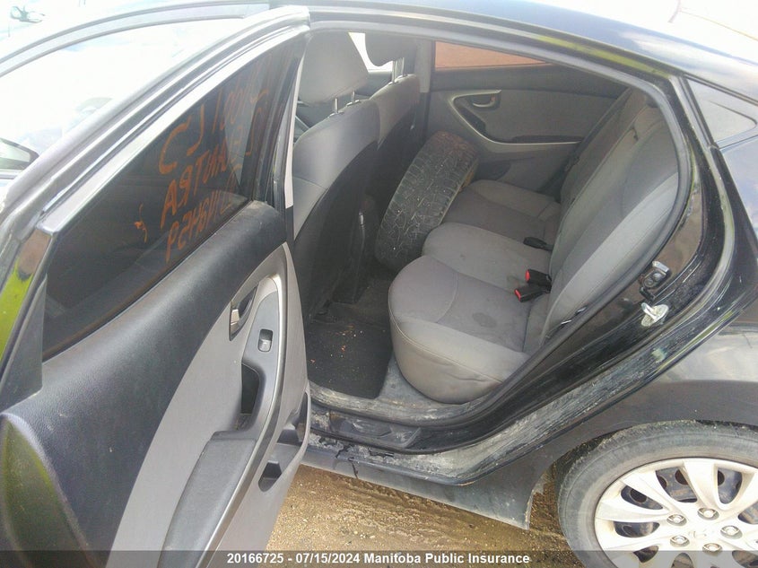 2012 Hyundai Elantra Gl VIN: 5NPDH4AE7CH142459 Lot: 20166725