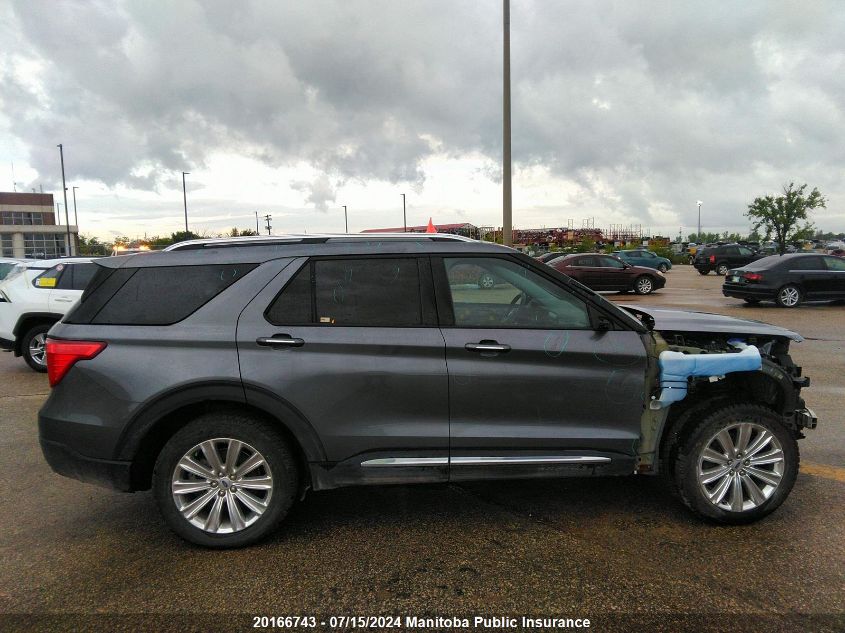 2022 Ford Explorer Limited Hybrid VIN: 1FM5K8FW7NNA10430 Lot: 20166743