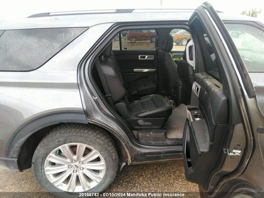 2022 Ford Explorer Limited Hybrid VIN: 1FM5K8FW7NNA10430 Lot: 20166743