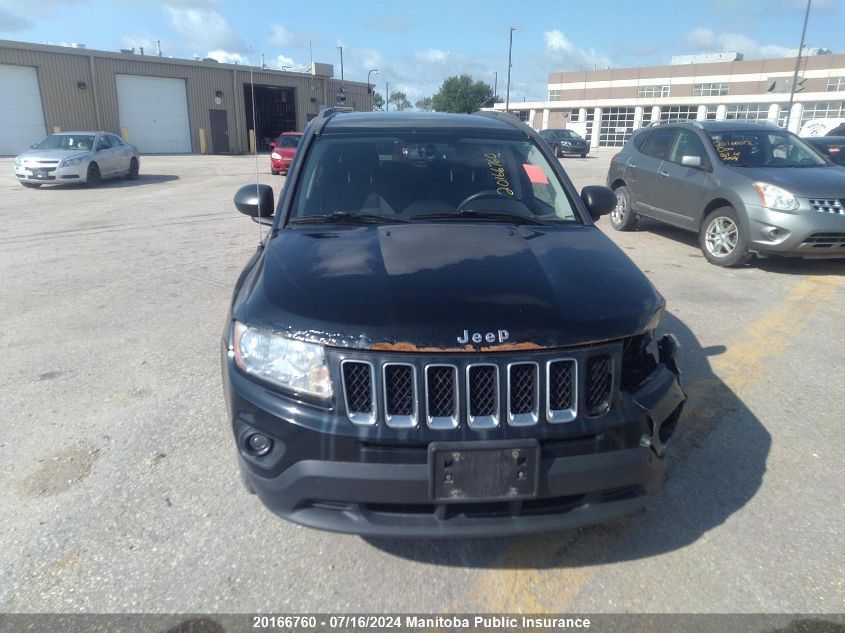 2013 Jeep Compass North VIN: 1C4NJDAB8DD173306 Lot: 20166760