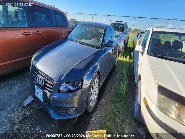 2009 Audi A4 3.2 Quattro VIN: WAULK68K29N048578 Lot: 20166783