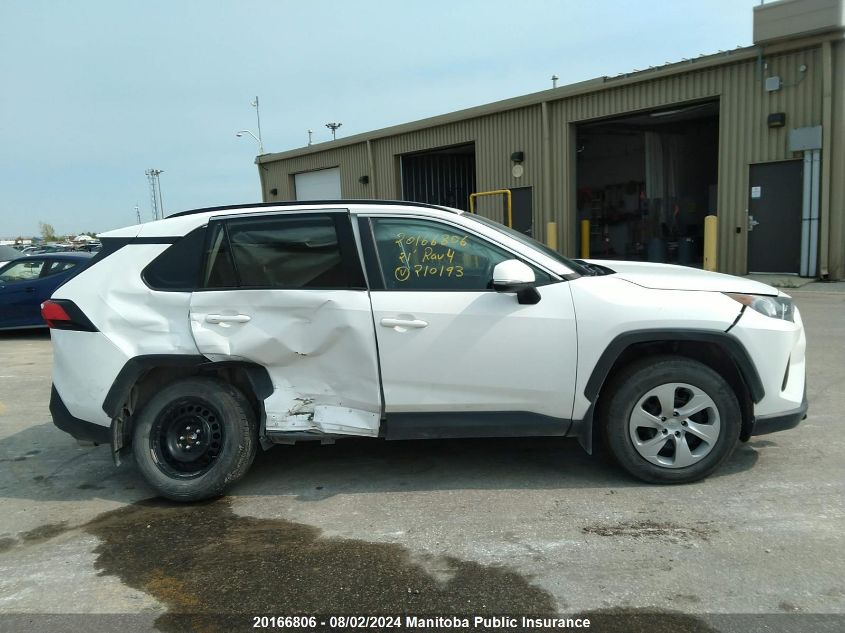 2021 Toyota Rav4 Le VIN: 2T3B1RFV2MW210193 Lot: 20166806