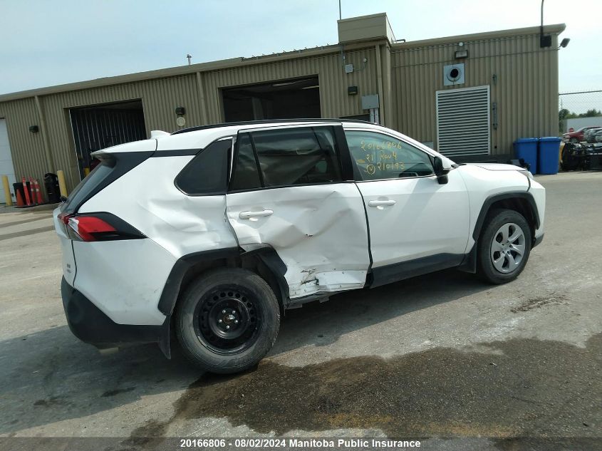 2021 Toyota Rav4 Le VIN: 2T3B1RFV2MW210193 Lot: 20166806