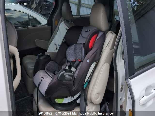 2014 Toyota Sienna Xle V6 VIN: 5TDDK3DC1ES083086 Lot: 20166822