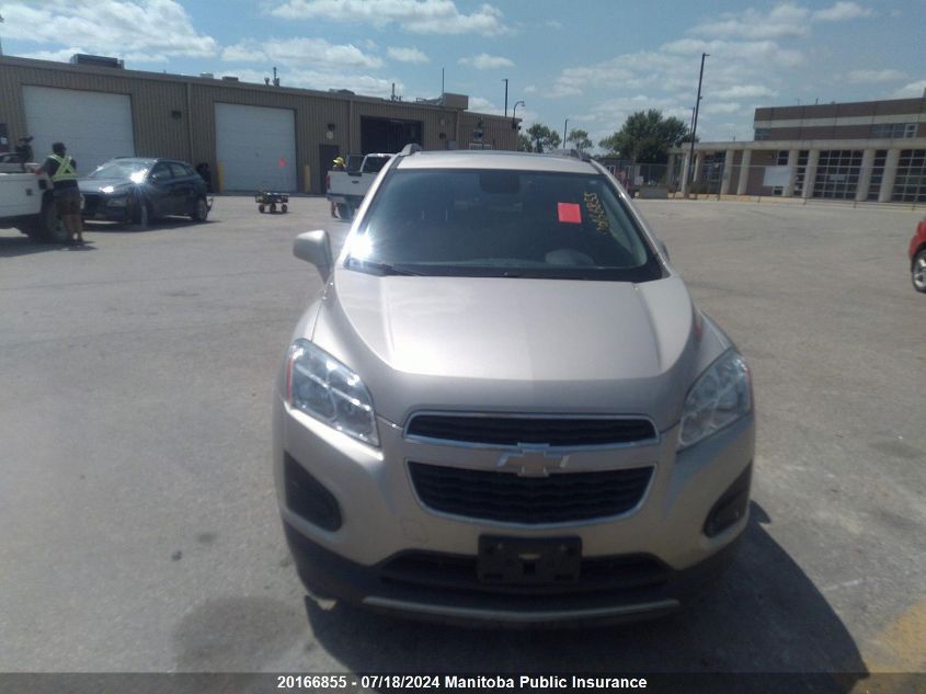 2014 Chevrolet Trax Lt VIN: 3GNCJMSB8EL196030 Lot: 20166855