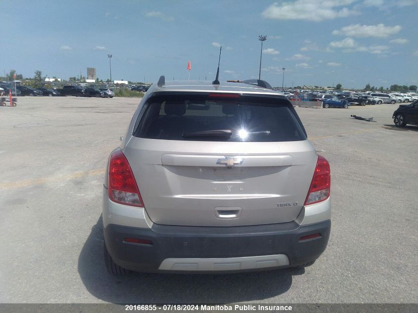 2014 Chevrolet Trax Lt VIN: 3GNCJMSB8EL196030 Lot: 20166855