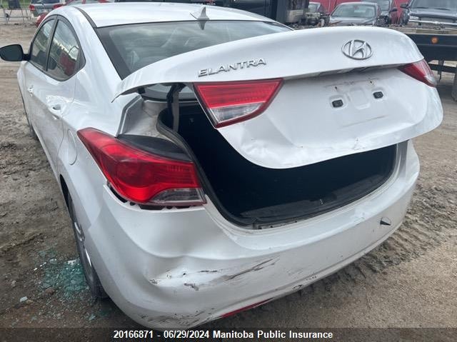 2013 Hyundai Elantra Gls VIN: 5NPDH4AE1DH225371 Lot: 20166871