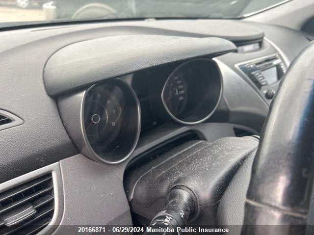 2013 Hyundai Elantra Gls VIN: 5NPDH4AE1DH225371 Lot: 20166871