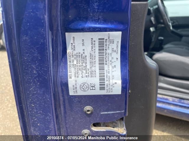 2005 Ford Focus Zx5 Ses VIN: 3FAFP37N75R144196 Lot: 20166874