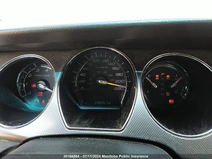 2011 Ford Taurus Sel VIN: 1FAHP2HW9BG168433 Lot: 20166884