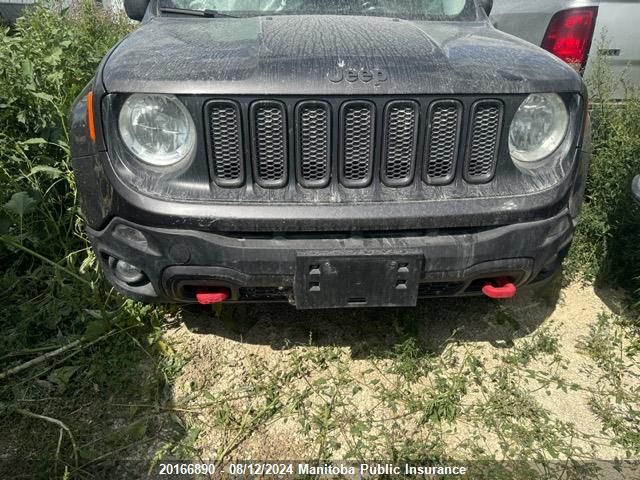 2017 Jeep Renegade Trailhawk VIN: ZACCJBCB0HPG65263 Lot: 20166890