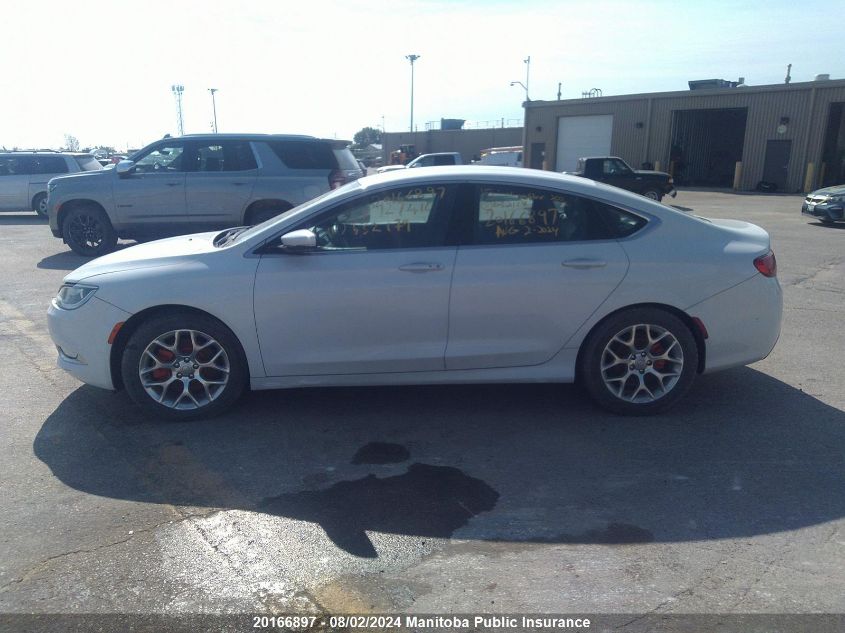 2015 Chrysler 200 C V6 VIN: 1C3CCCEG7FN632179 Lot: 20166897