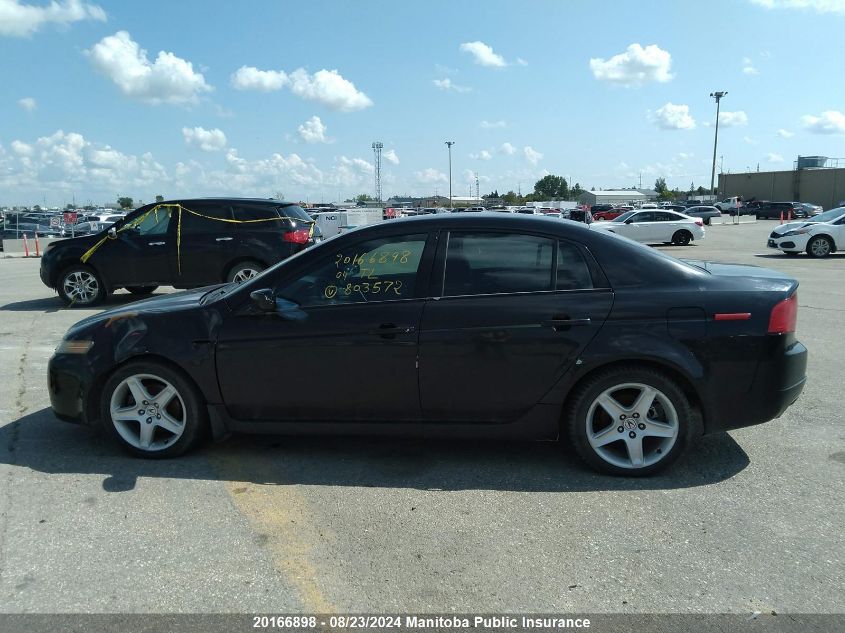 2004 Acura Tl VIN: 19UUA662X4A803572 Lot: 20166898