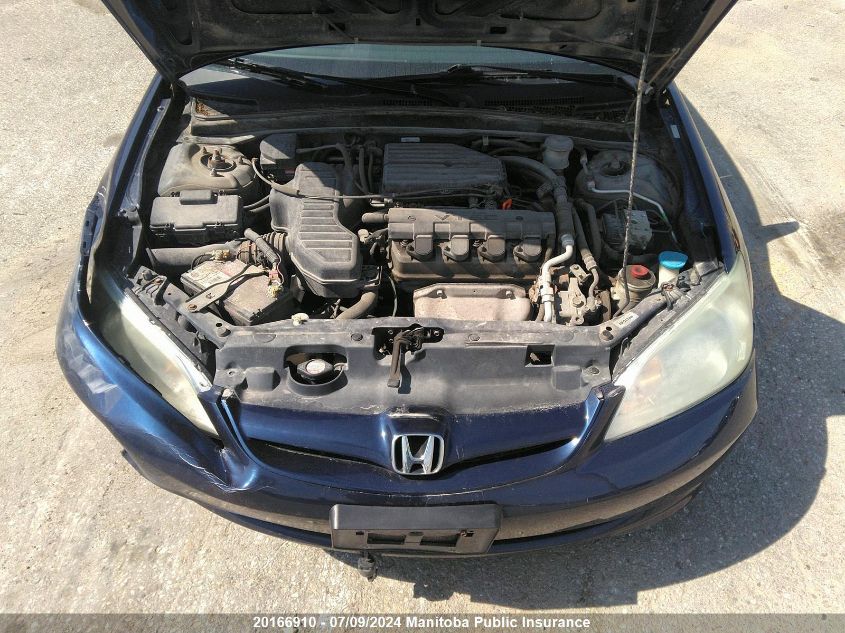 2004 Honda Civic Si VIN: 2HGES16834H913454 Lot: 20166910