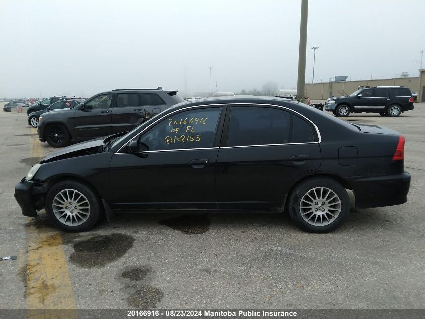 2005 Acura El Premium VIN: 2HHES36895H102153 Lot: 20166916