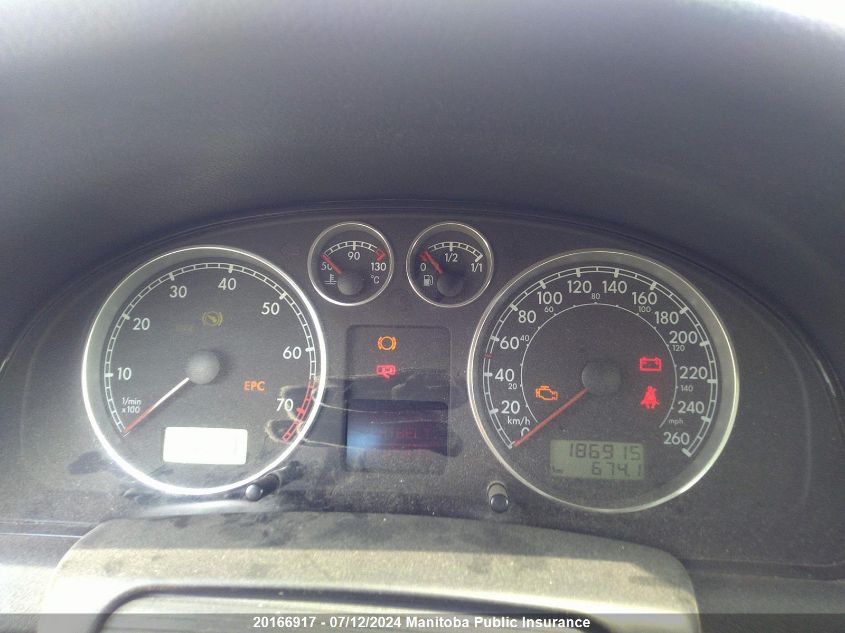 2003 Volkswagen Passat Gls VIN: WVWPD63B63P296754 Lot: 20166917