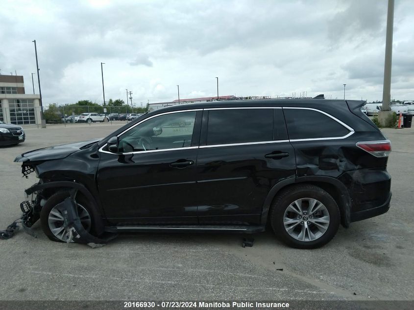2016 Toyota Highlander Le V6 VIN: 5TDBKRFH4GS317386 Lot: 20166930