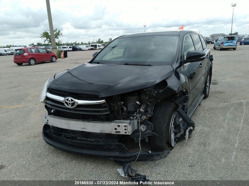2016 Toyota Highlander Le V6 VIN: 5TDBKRFH4GS317386 Lot: 20166930