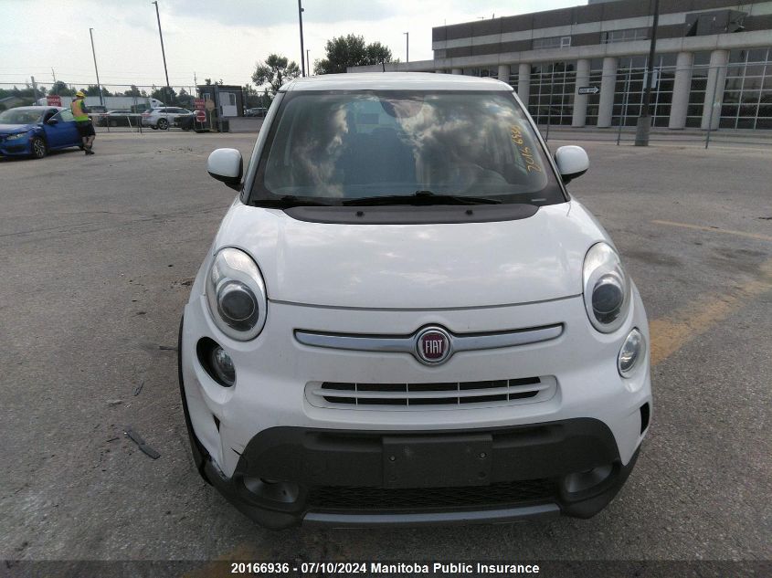 2014 Fiat 500L Trekking VIN: ZFBCFADH6EZ025296 Lot: 20166936