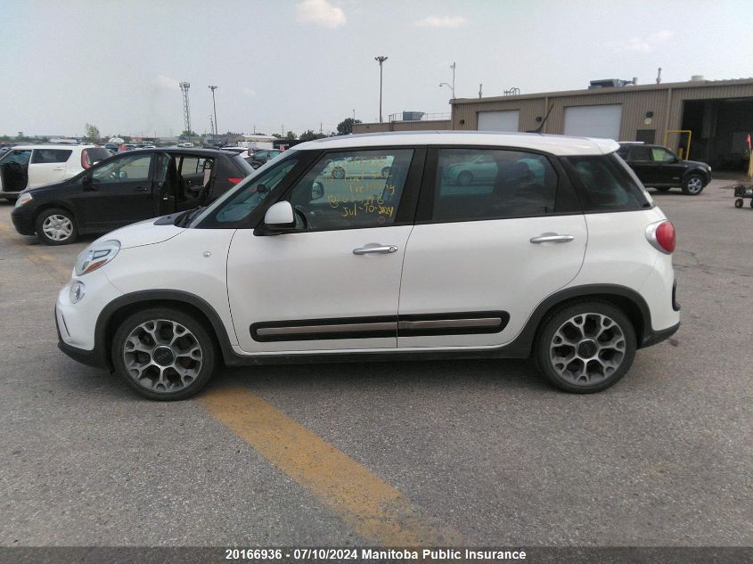 2014 Fiat 500L Trekking VIN: ZFBCFADH6EZ025296 Lot: 20166936