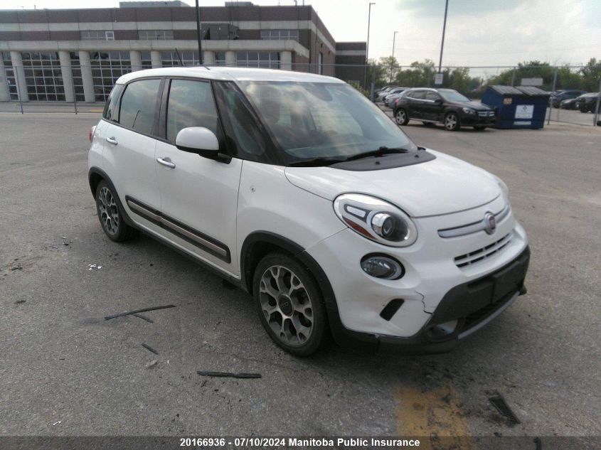 2014 Fiat 500L Trekking VIN: ZFBCFADH6EZ025296 Lot: 20166936