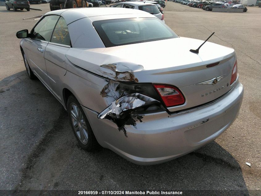 2008 Chrysler Sebring Limited VIN: 1C3LC65M68N619627 Lot: 20166959