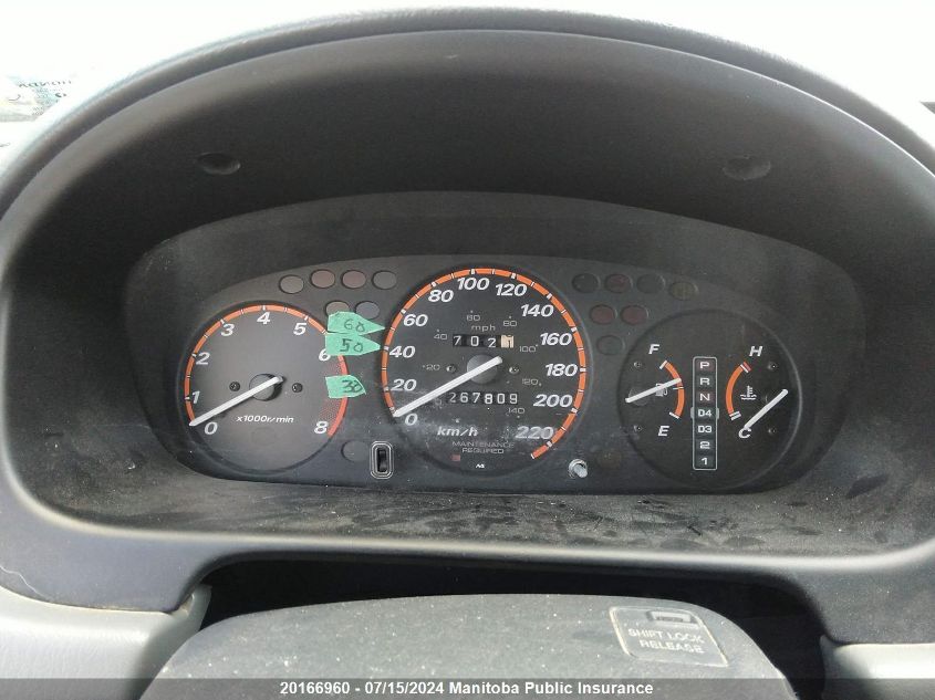 1998 Honda Cr-V VIN: JHLRD1853WC810993 Lot: 20166960