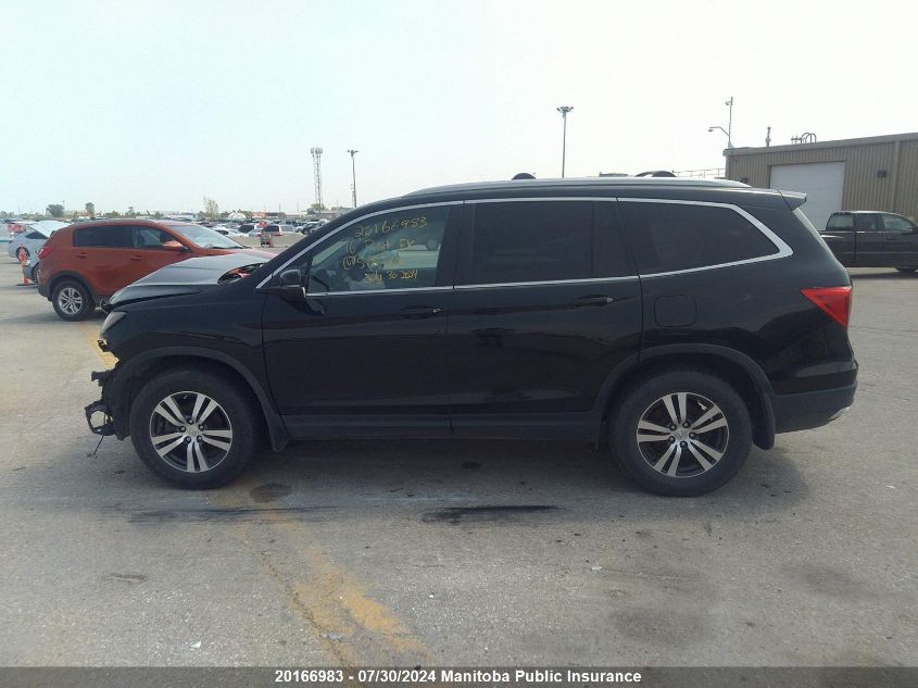 2016 Honda Pilot Ex VIN: 5FNYF6H32GB505360 Lot: 20166983