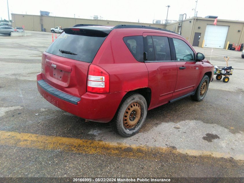 2008 Jeep Compass North VIN: 1J8FF47W68D618771 Lot: 20166995