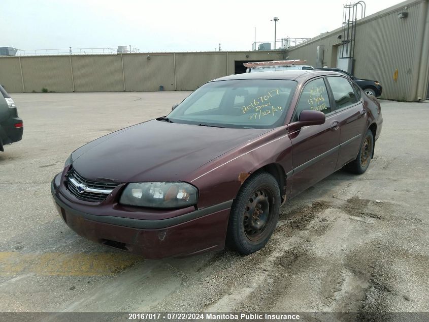2003 Chevrolet Impala VIN: 2G1WF52E539447652 Lot: 20167017