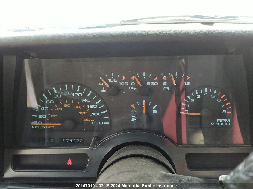 1988 Chevrolet Cavalier Z24 VIN: 1G1JF31W5J7135483 Lot: 20167019