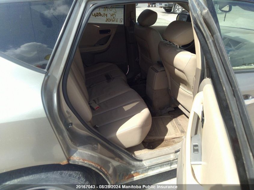 2004 Nissan Murano Se VIN: JN8AZ08W94W312408 Lot: 20167043