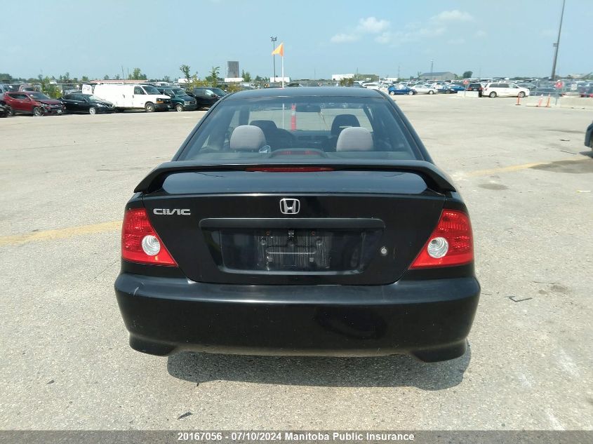 2004 Honda Civic Se VIN: 1HGEM22224L811602 Lot: 20167056