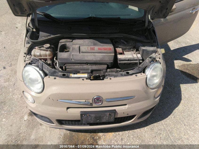 2012 Fiat 500 Sport VIN: 3C3CFFBR8CT114527 Lot: 20167064