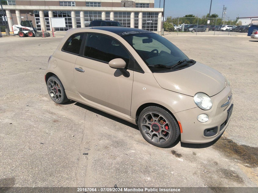 2012 Fiat 500 Sport VIN: 3C3CFFBR8CT114527 Lot: 20167064