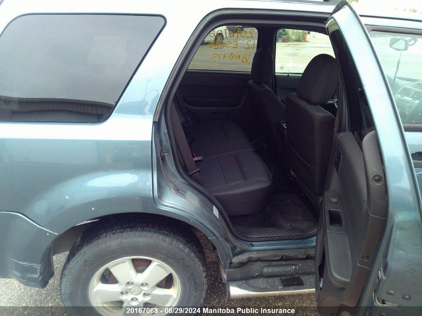 2012 Ford Escape Xlt VIN: 1FMCU0D77CKA18475 Lot: 20167068