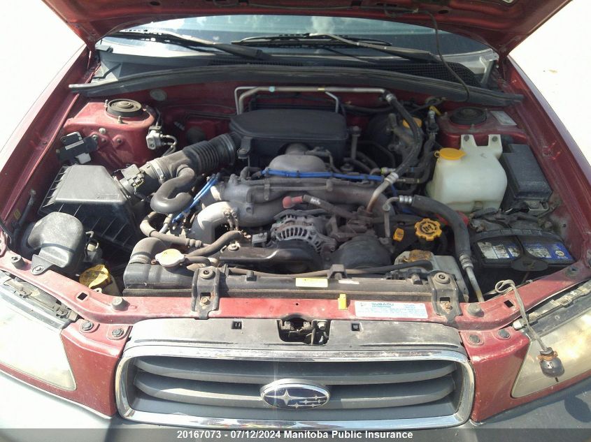 2005 Subaru Forester 2.5 X VIN: JF1SG63605H721554 Lot: 20167073