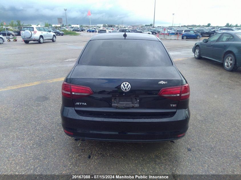 2016 Volkswagen Jetta 1.8 Tsi VIN: 3VWL07AJ2GM378967 Lot: 20167088