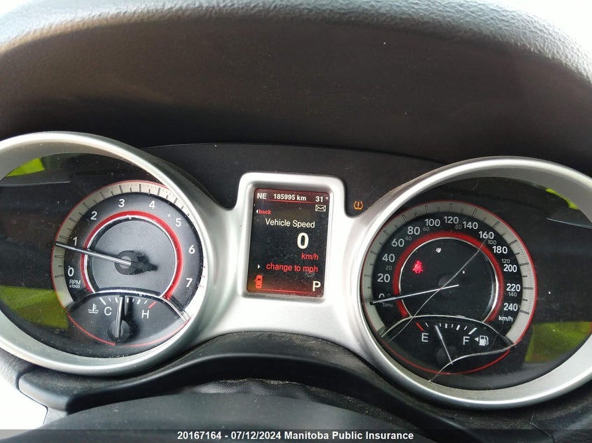 2016 Dodge Journey R/T VIN: 3C4PDDFG8GT242806 Lot: 20167164