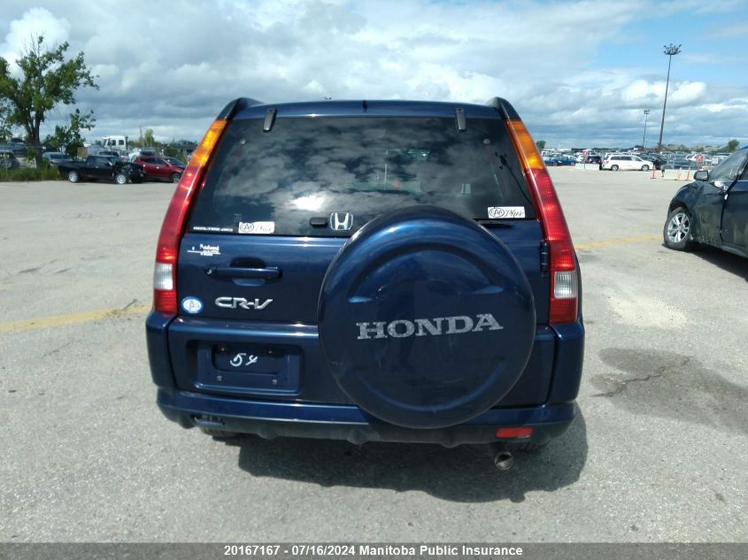 2003 Honda Cr-V Ex-L VIN: JHLRD78953C815551 Lot: 20167167