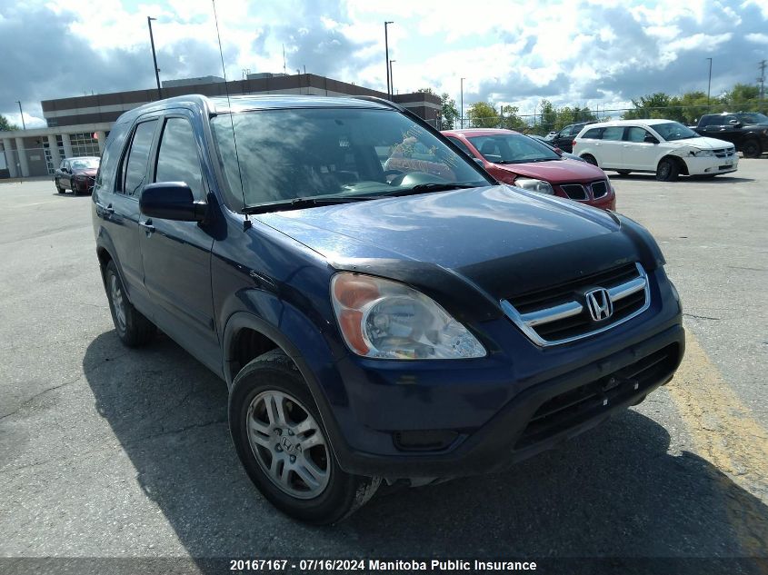 2003 Honda Cr-V Ex-L VIN: JHLRD78953C815551 Lot: 20167167