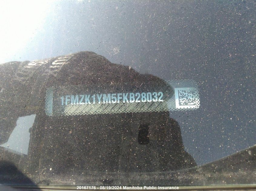 2015 Ford Transit 150 Wb 130 Xlt VIN: 1FMZK1YM5FKB28032 Lot: 20167176