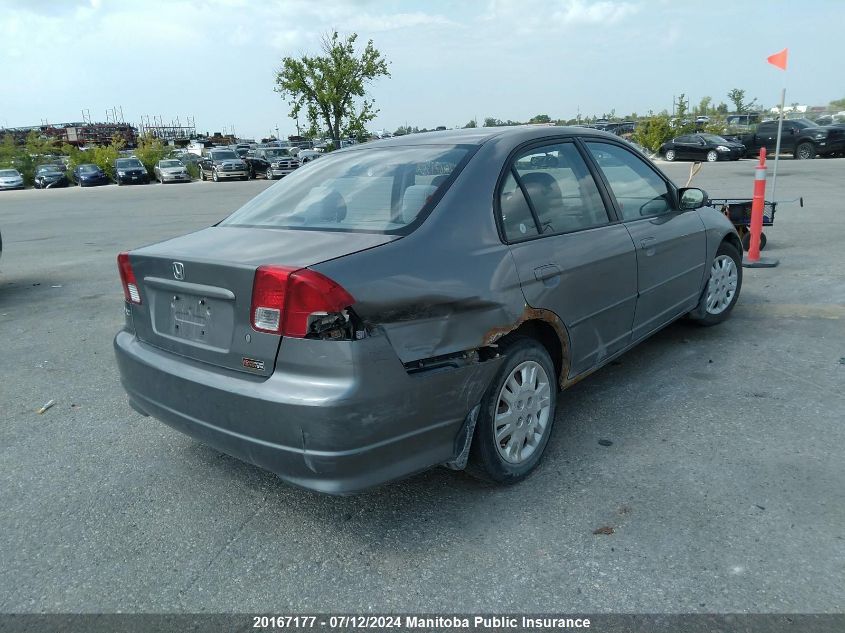 2004 Honda Civic Lx VIN: 2HGES16694H934680 Lot: 20167177