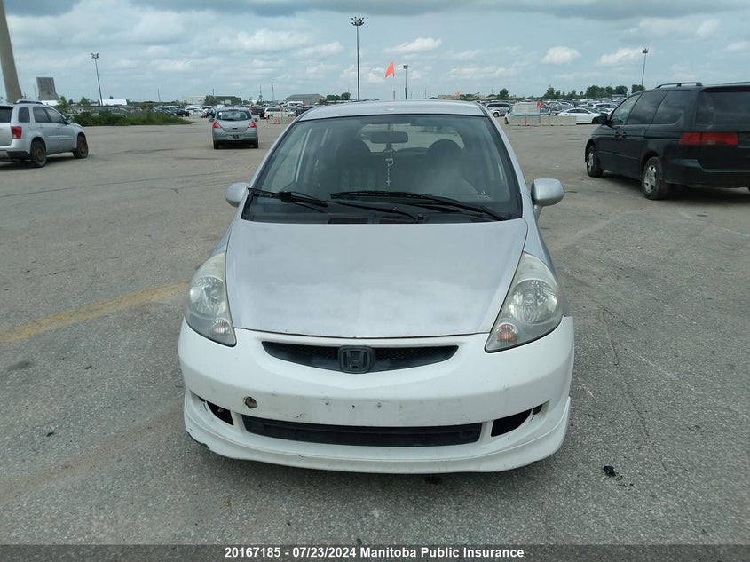 2007 Honda Fit Lx VIN: JHMGD38407S805621 Lot: 20167185