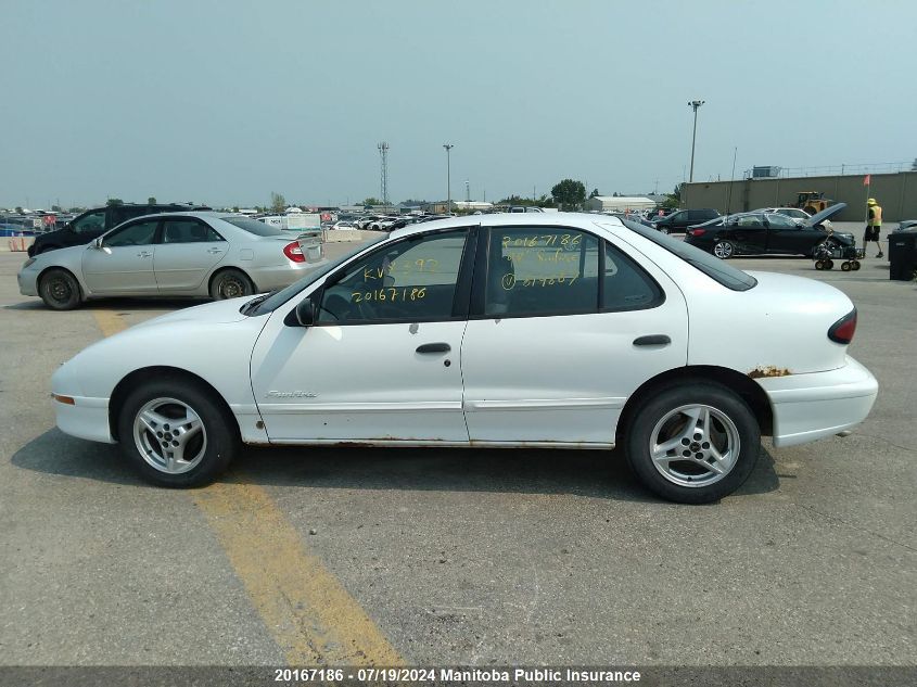 1998 Pontiac Sunfire VIN: 3G2JB5245WS814887 Lot: 20167186