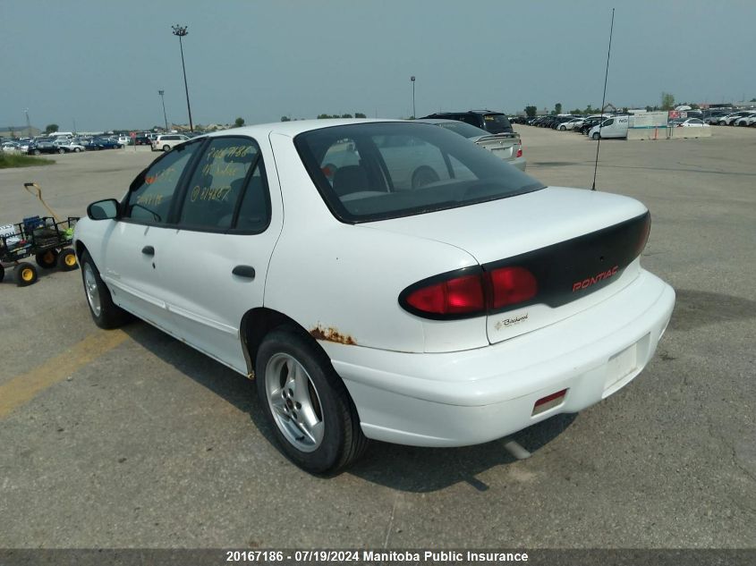 1998 Pontiac Sunfire VIN: 3G2JB5245WS814887 Lot: 20167186