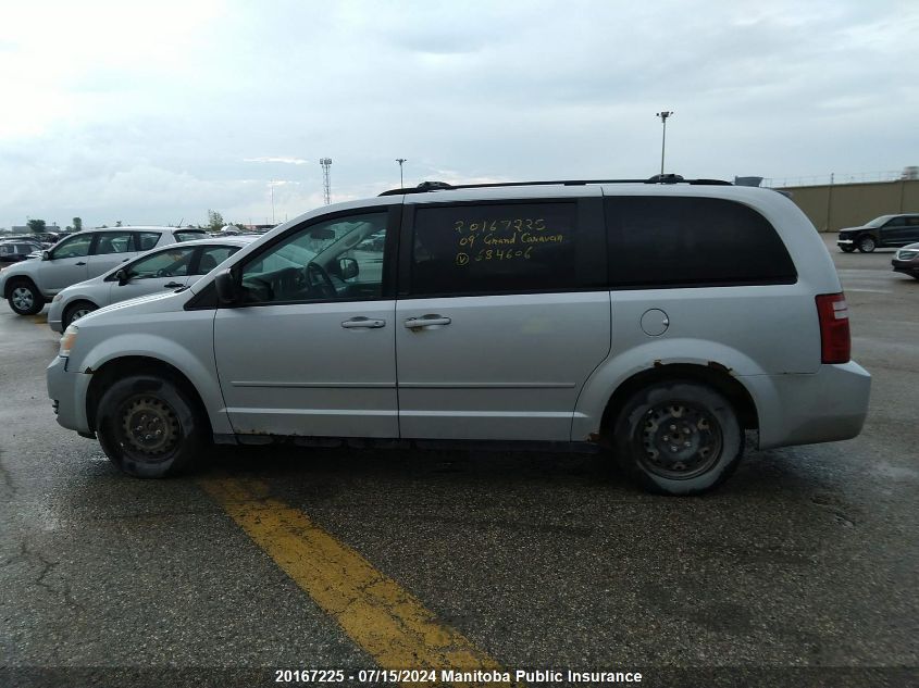 2009 Dodge Grand Caravan Se VIN: 2D8HN44E49R684606 Lot: 20167225